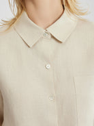 100% Linen Button-Up Shirt