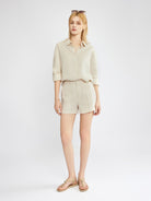 100% Linen Button-Up Shirt