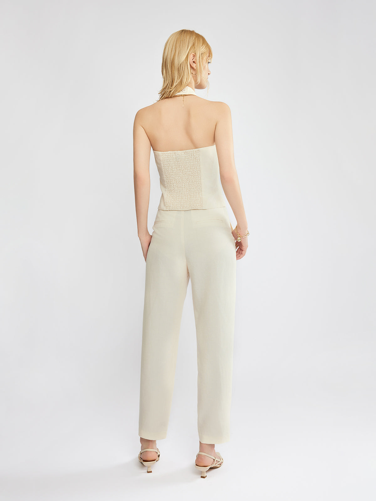 Linen Halter Top