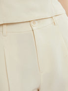ASOBIO Linen Carrot Pant