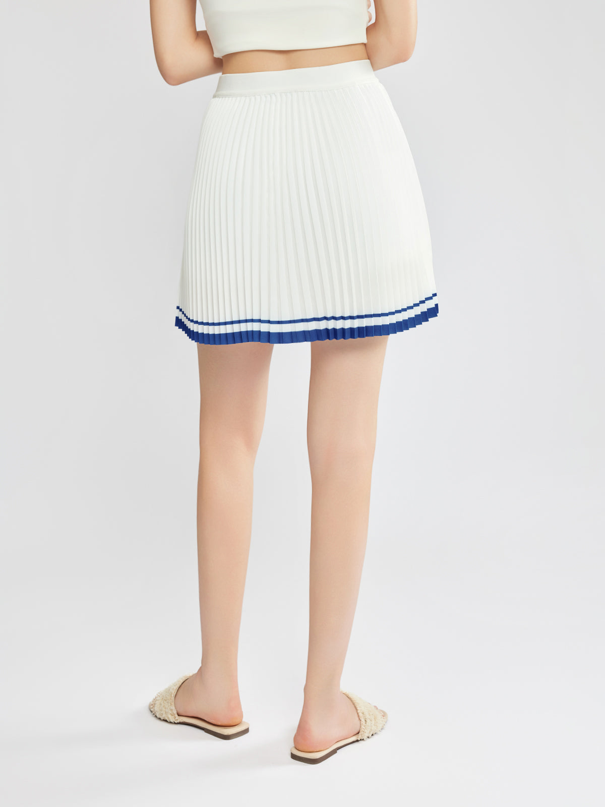 Pleated Mini Skirt