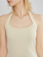 Drapey Mini Halter Dress