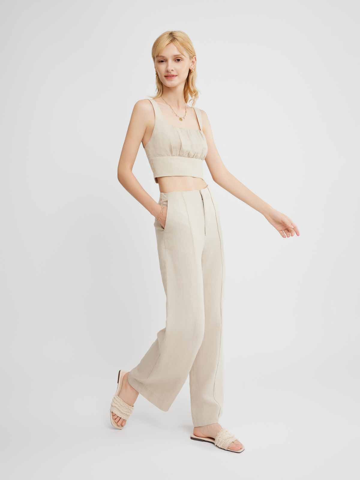 Straight-Leg Minimalist Trousers