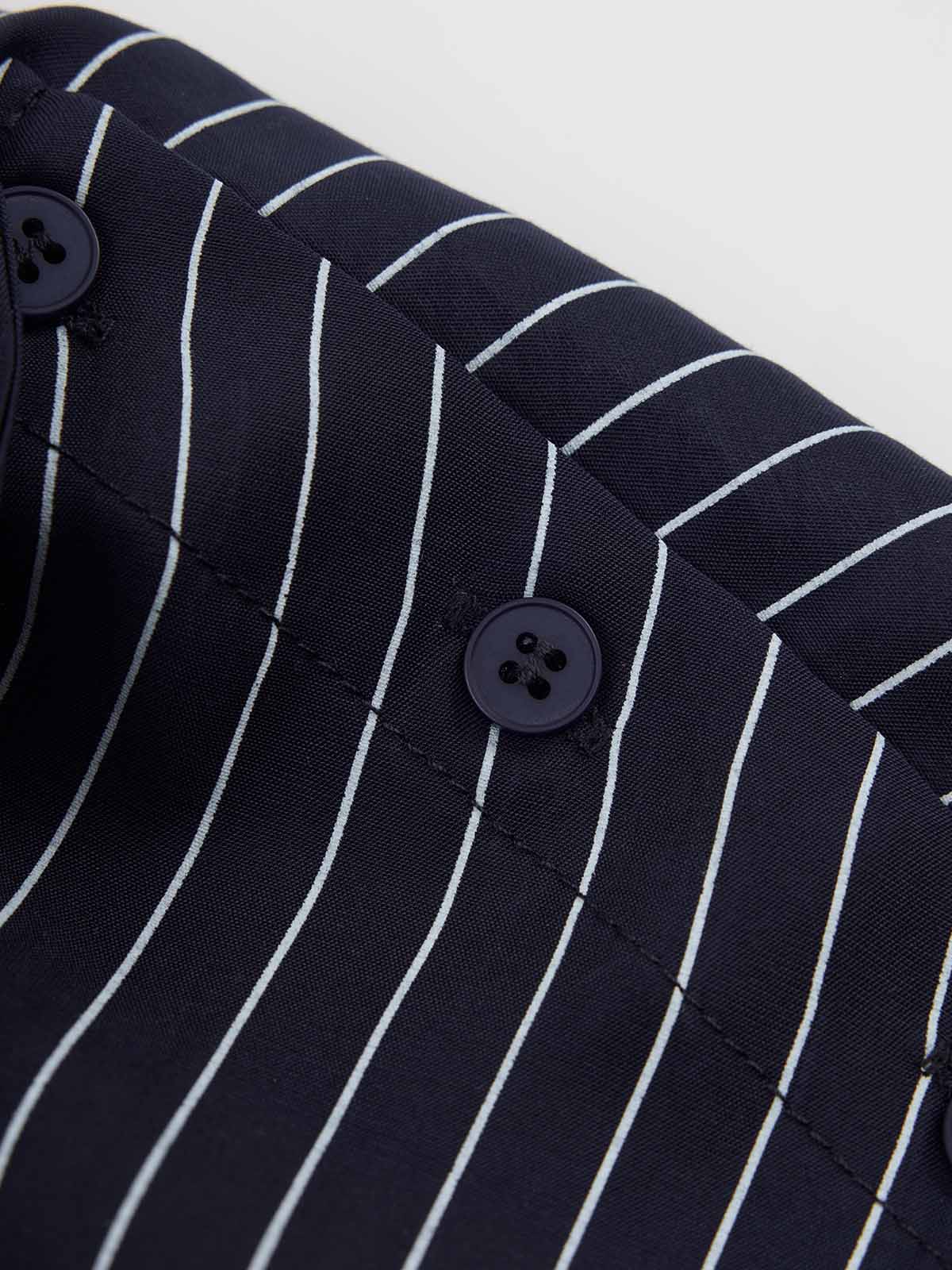 ASOBIO Button-Detail Tie-Neck Blouse