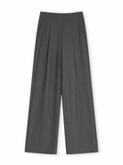 ASOBIO Wool Blend Pleated Trousers