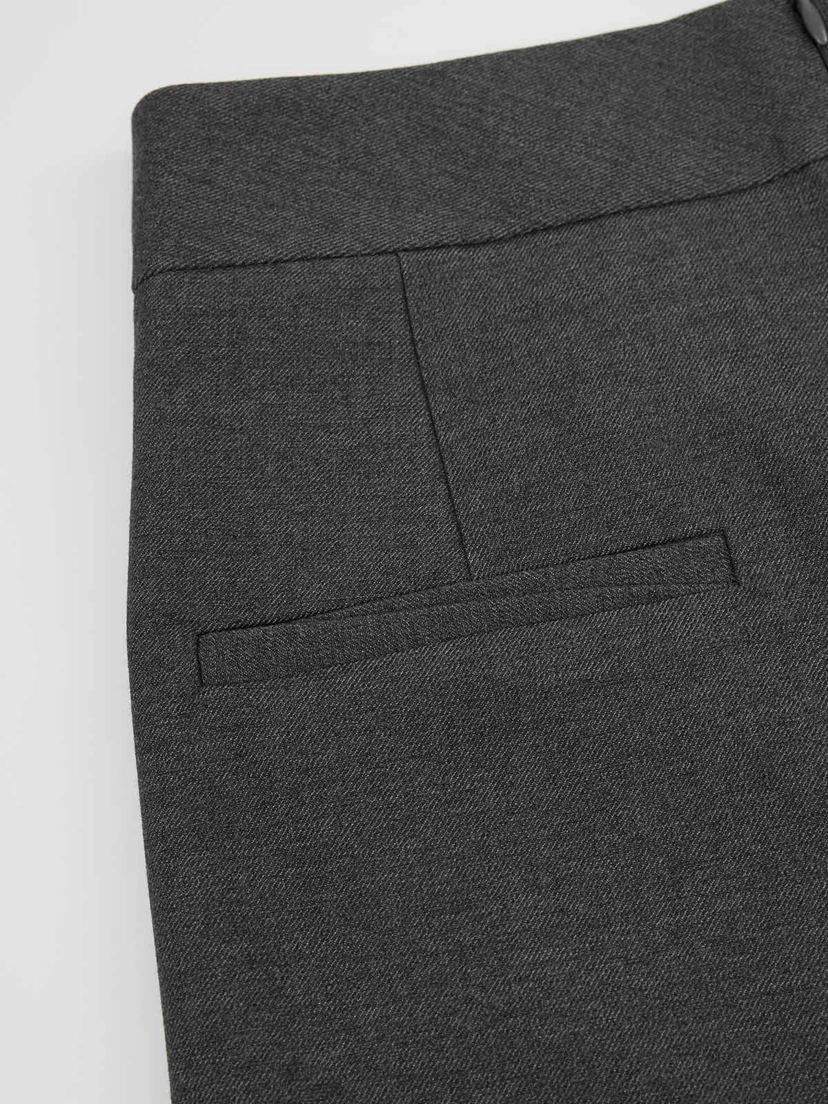 ASOBIO Wool Blend Pleated Trousers