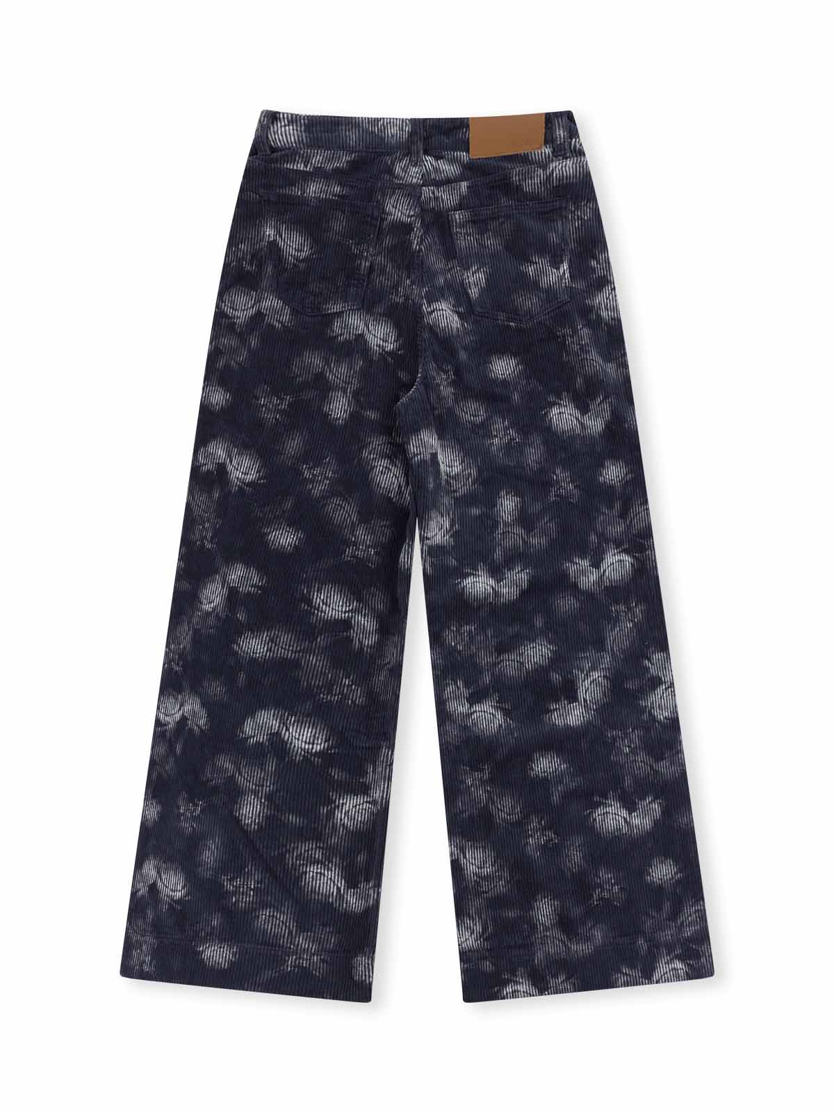 ASOBIO Printed Corduroy Pants