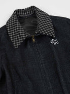 ASOBIO Wool-Blend Denim Trucker Jacket