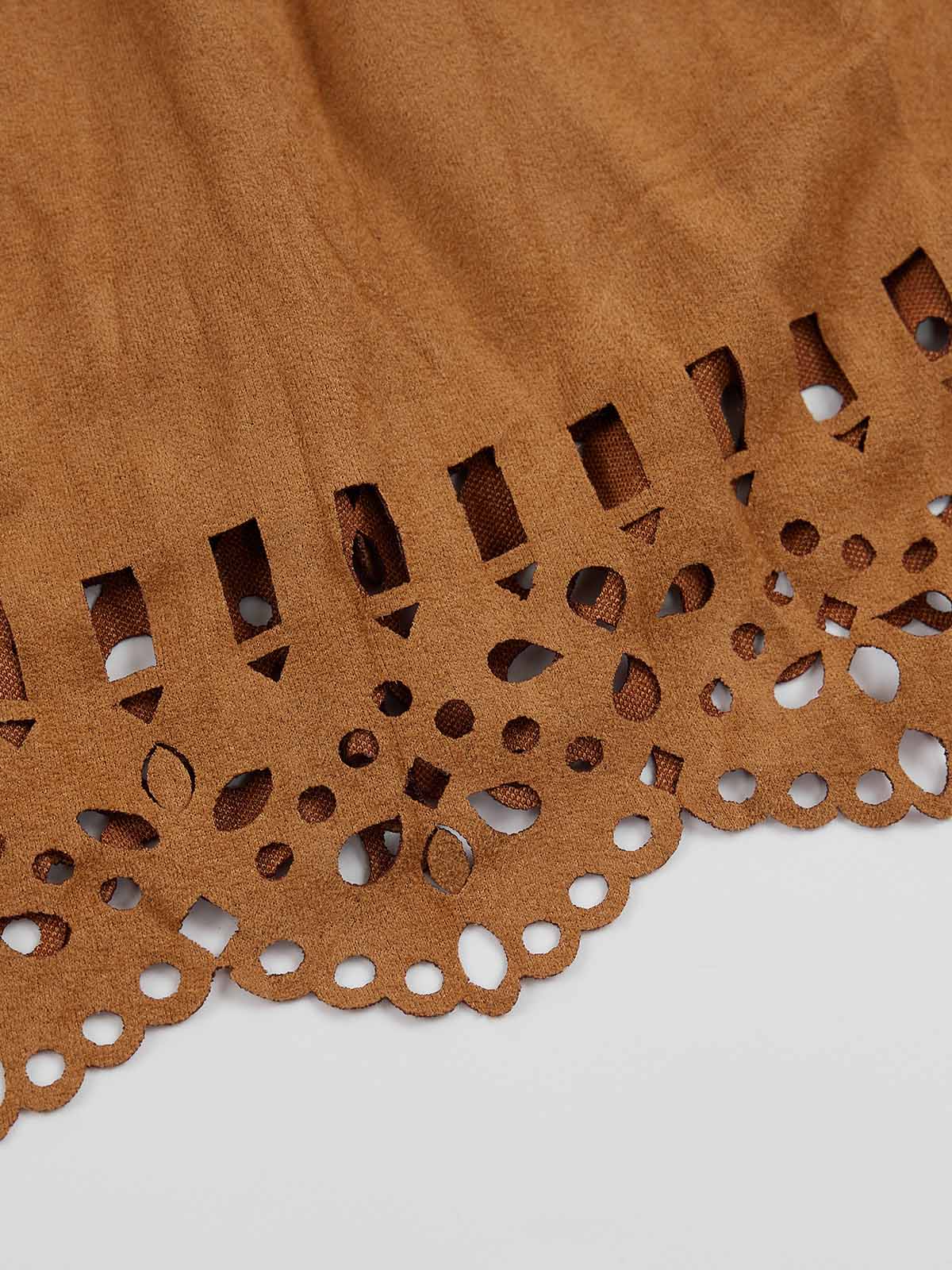 ASOBIO Tiered Gradient Maxi Skirt