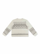 ASOBIO Geometric Yak Wool Sweater