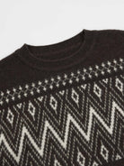 ASOBIO Geometric Yak Wool Sweater