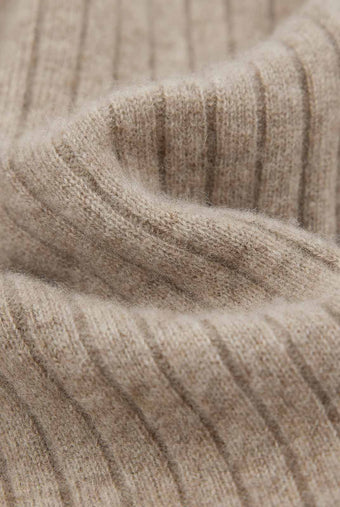 ASOBIO 100% Cashmere Turtleneck Sweater