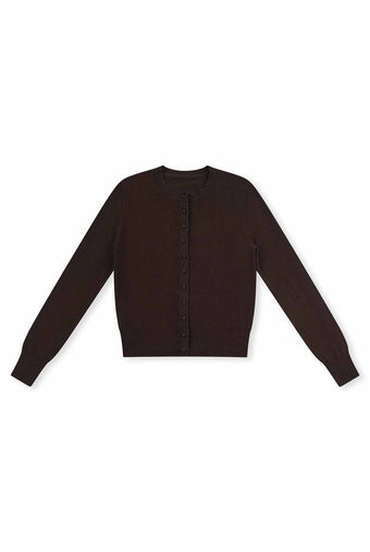 ASOBIO 100% Wool Cardigan