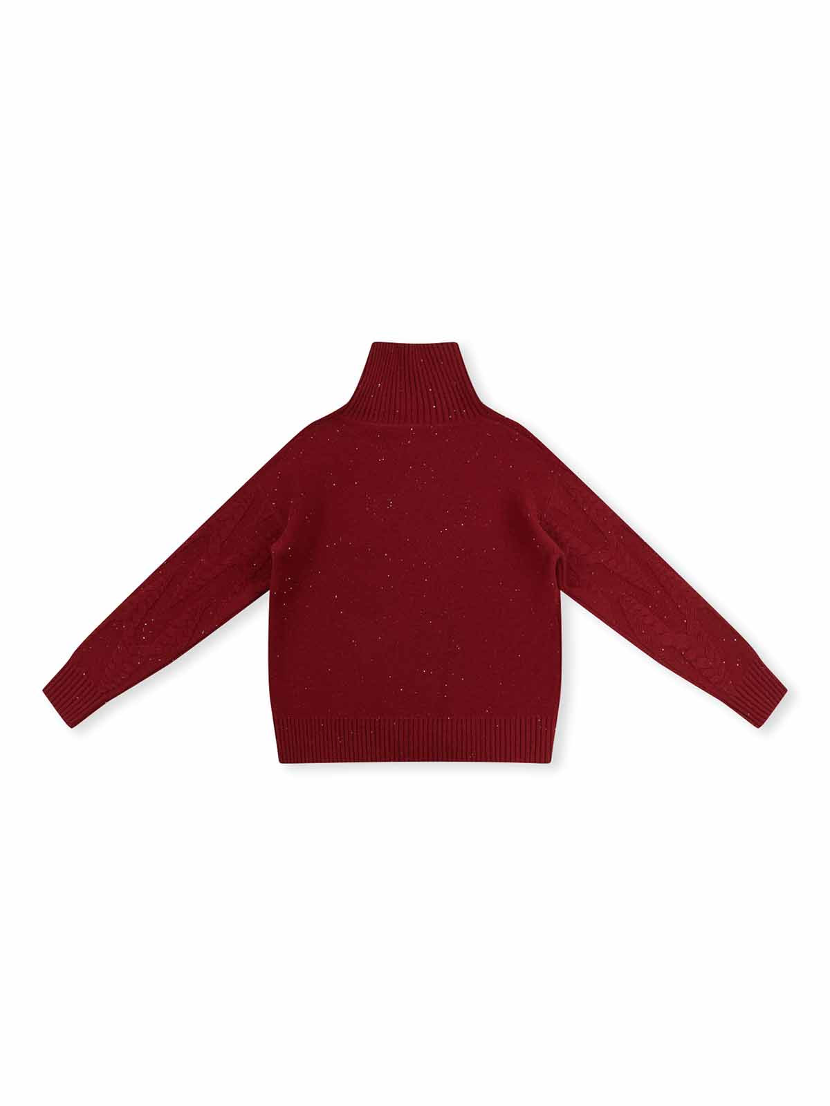 ASOBIO 100% Wool Turtleneck Pullover Sweater