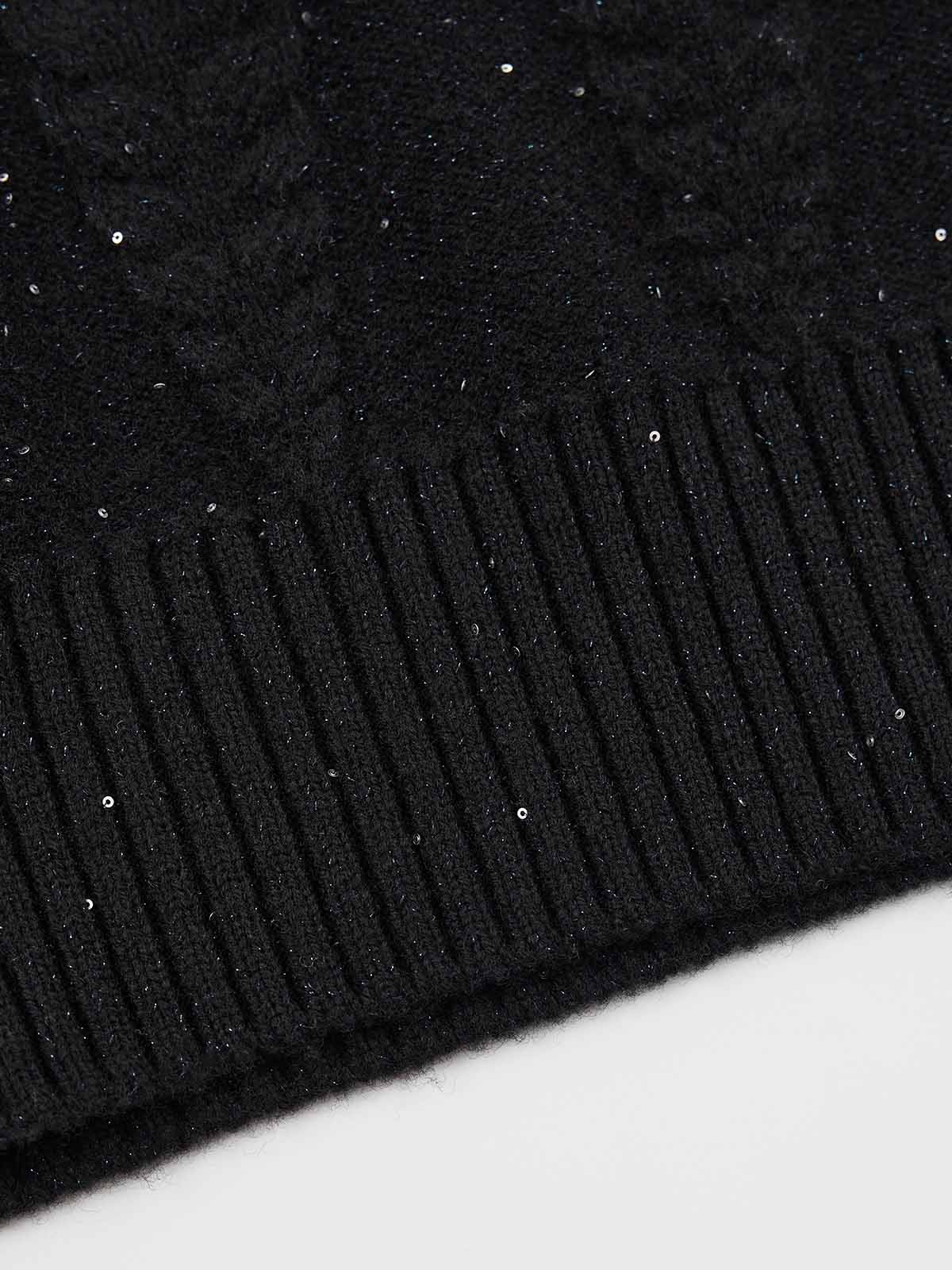 ASOBIO 100% Wool Turtleneck Pullover Sweater