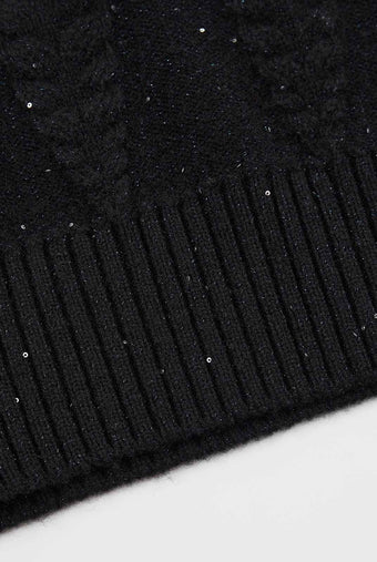 ASOBIO 100% Wool Turtleneck Pullover Sweater