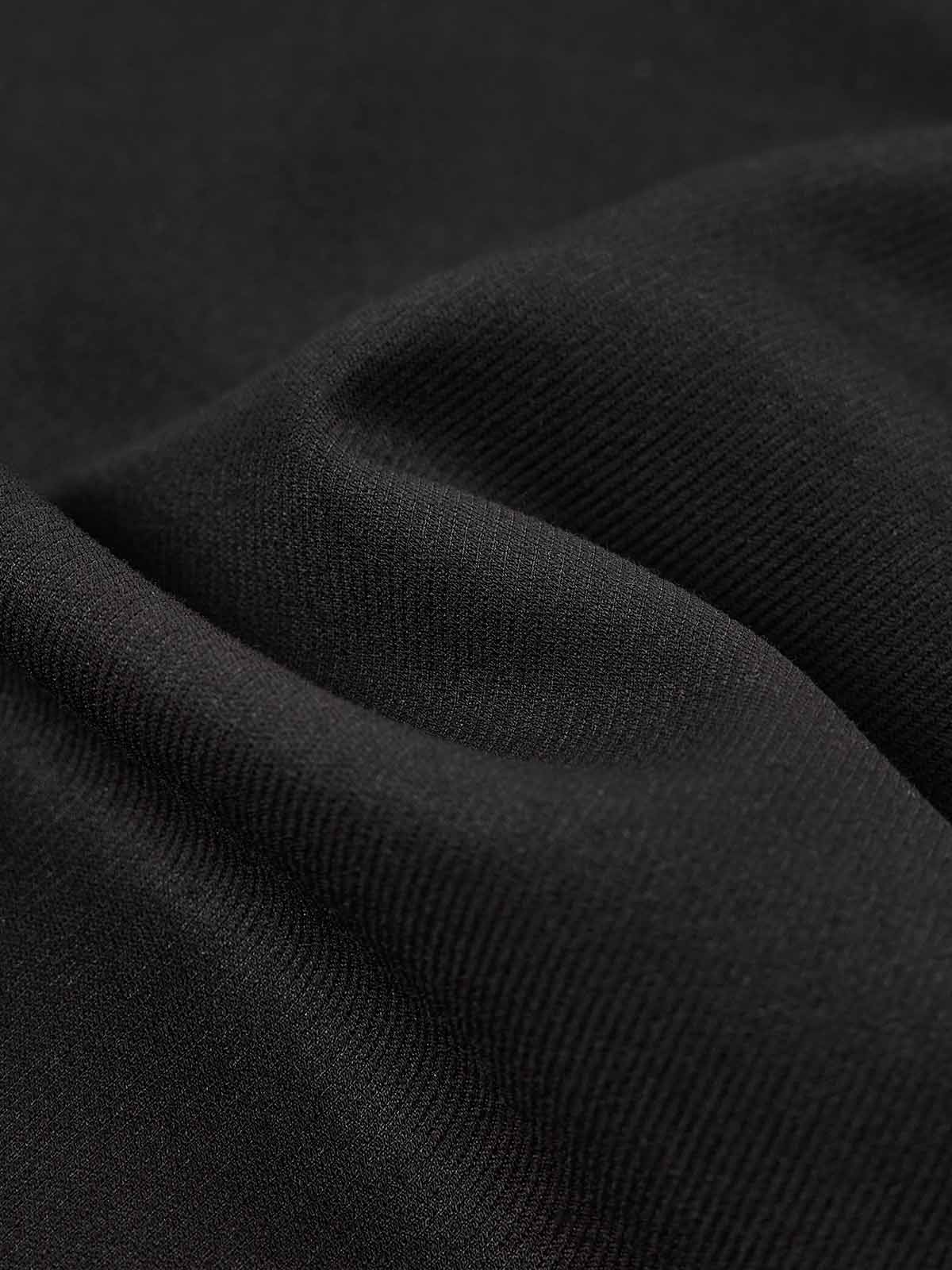 ASOBIO Wool-Blend Straight Maxi Skirt