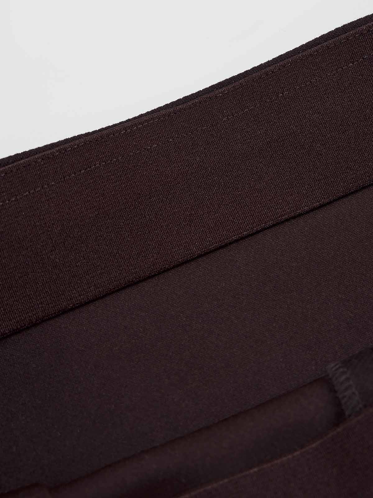 ASOBIO Wool-Blend Straight Maxi Skirt