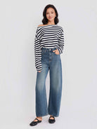ASOBIO Striped 100% Cotton T-Shirt