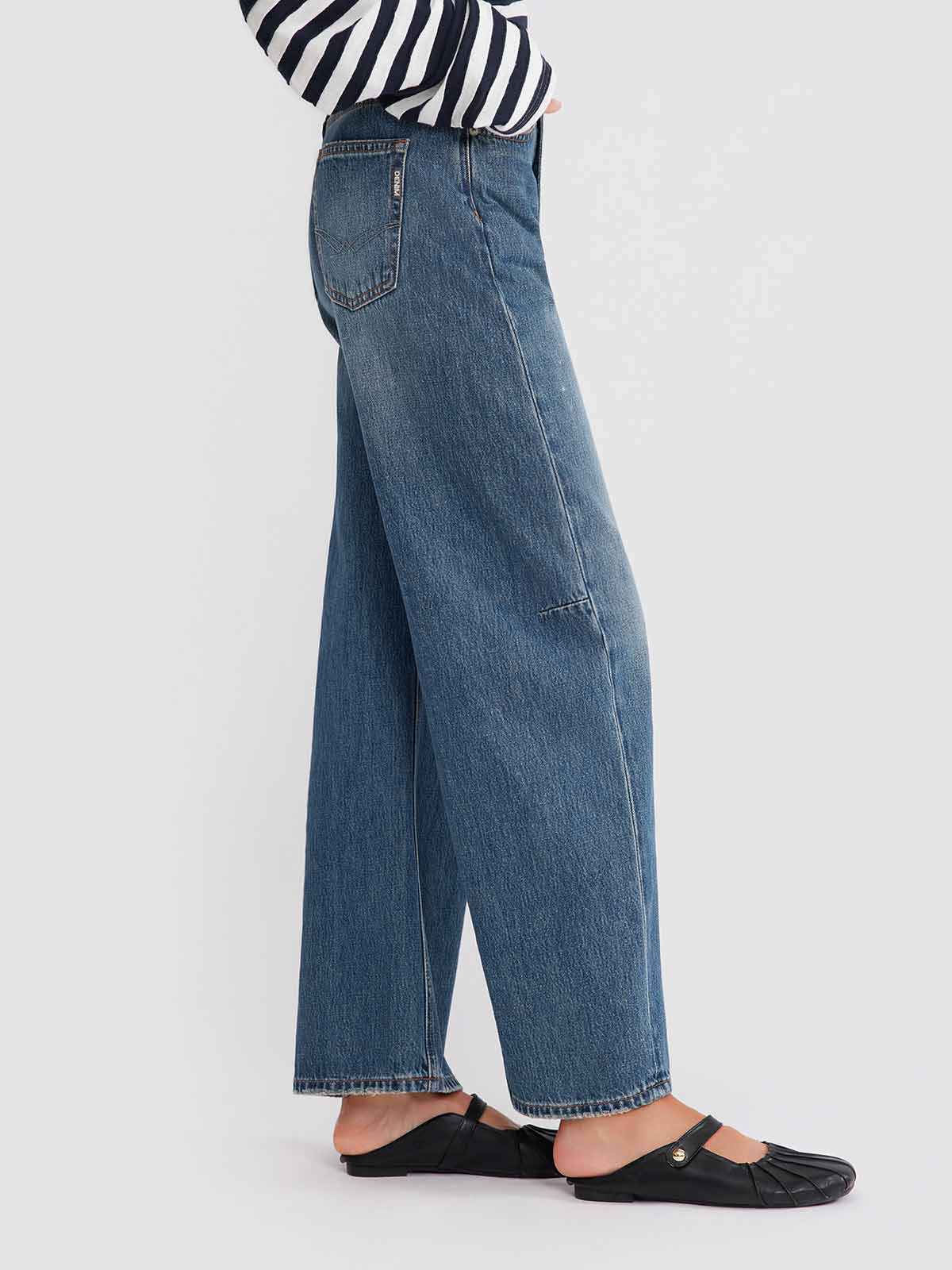 ASOBIO Barrel 100% Cotton Jeans