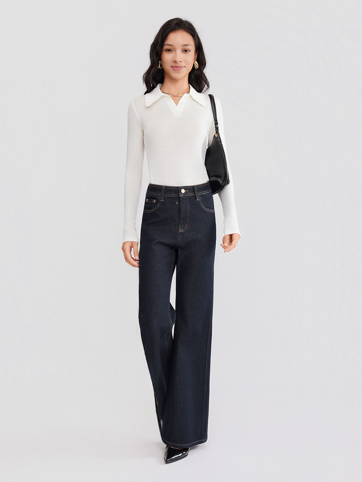 ASOBIO Tencel Wool Polo Shirt