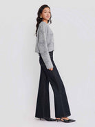 ASOBIO Bow-Pattern Knit Sweater