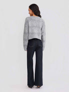 ASOBIO Bow-Pattern Knit Sweater