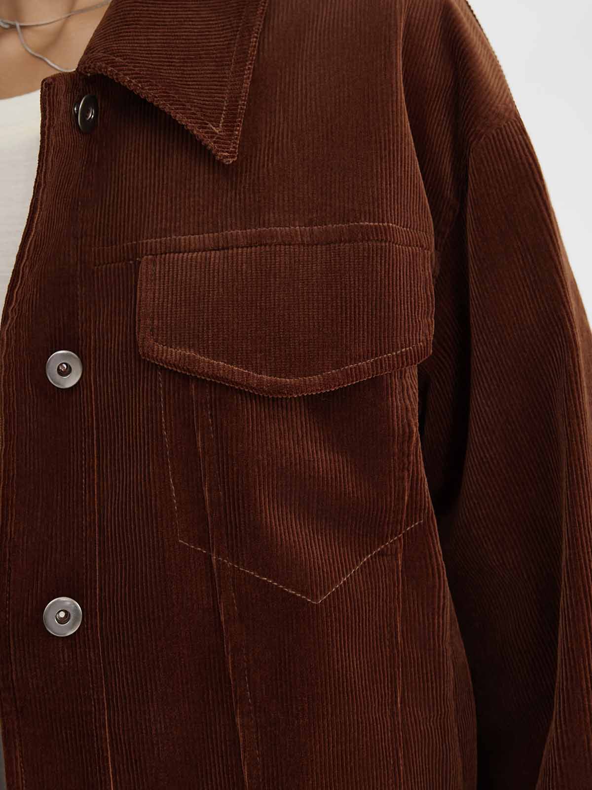 ASOBIO Corduroy Short Jacket