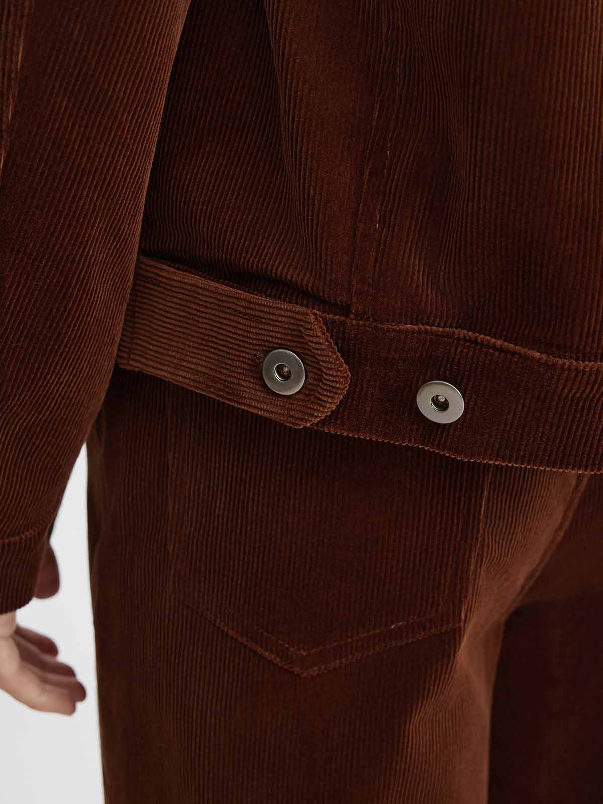 ASOBIO Corduroy Short Jacket