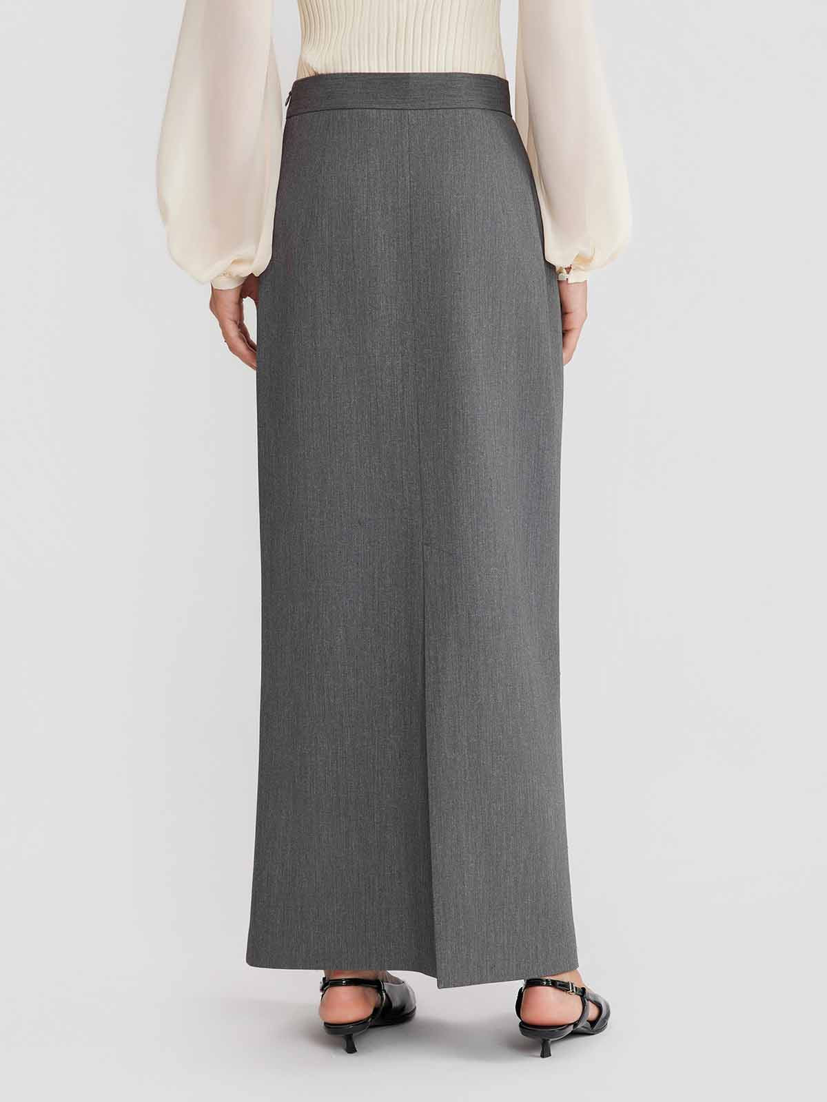 ASOBIO Double-Slit Maxi Skirt