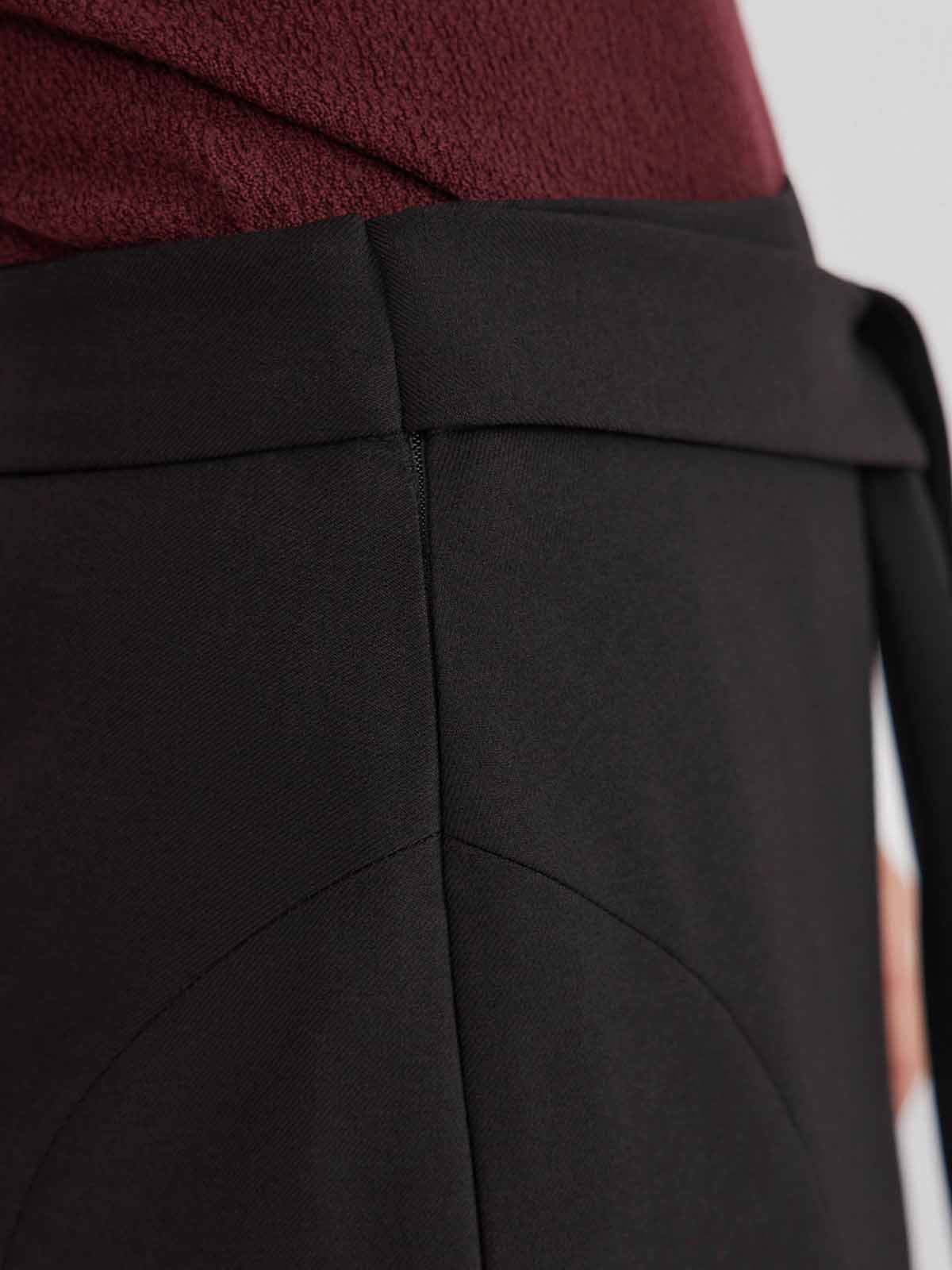 ASOBIO Stretch Knit Tie-Waist Skirt