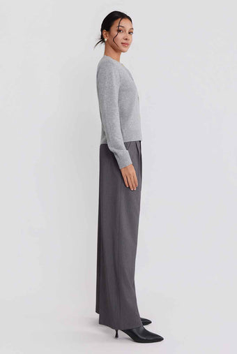 ASOBIO Wool-Cashmere Cardigan