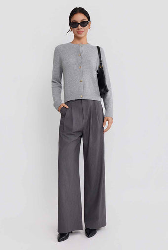 ASOBIO Wool-Cashmere Cardigan