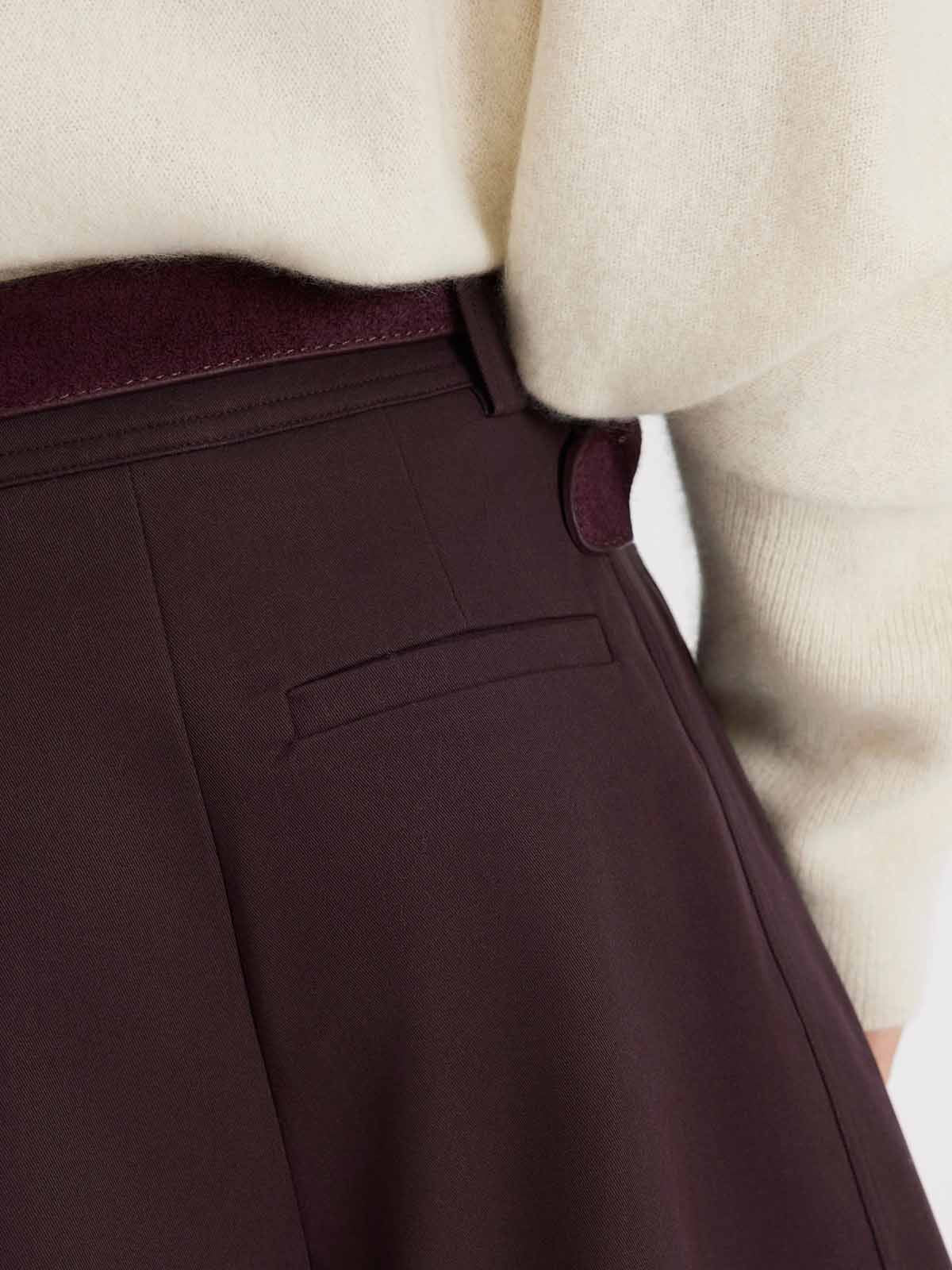 ASOBIO Wide-Leg Cropped Trousers