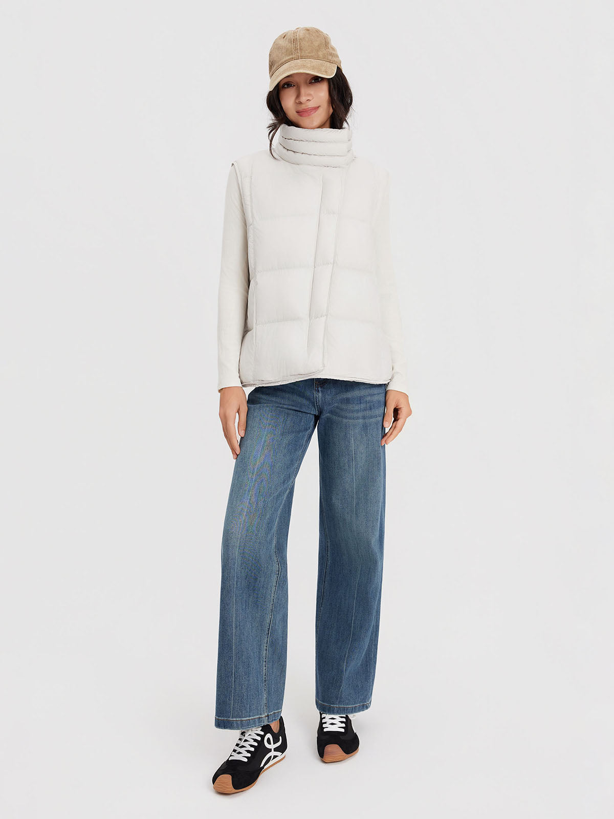 ASOBIO Goose Down puffer Vest