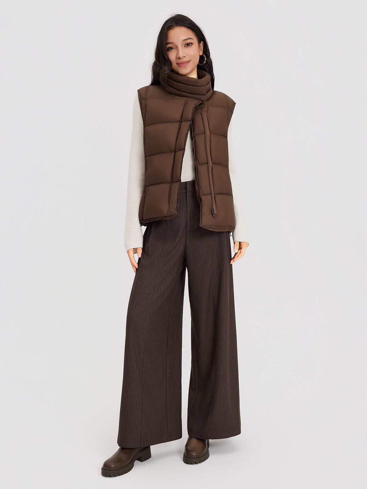 ASOBIO Goose Down puffer Vest