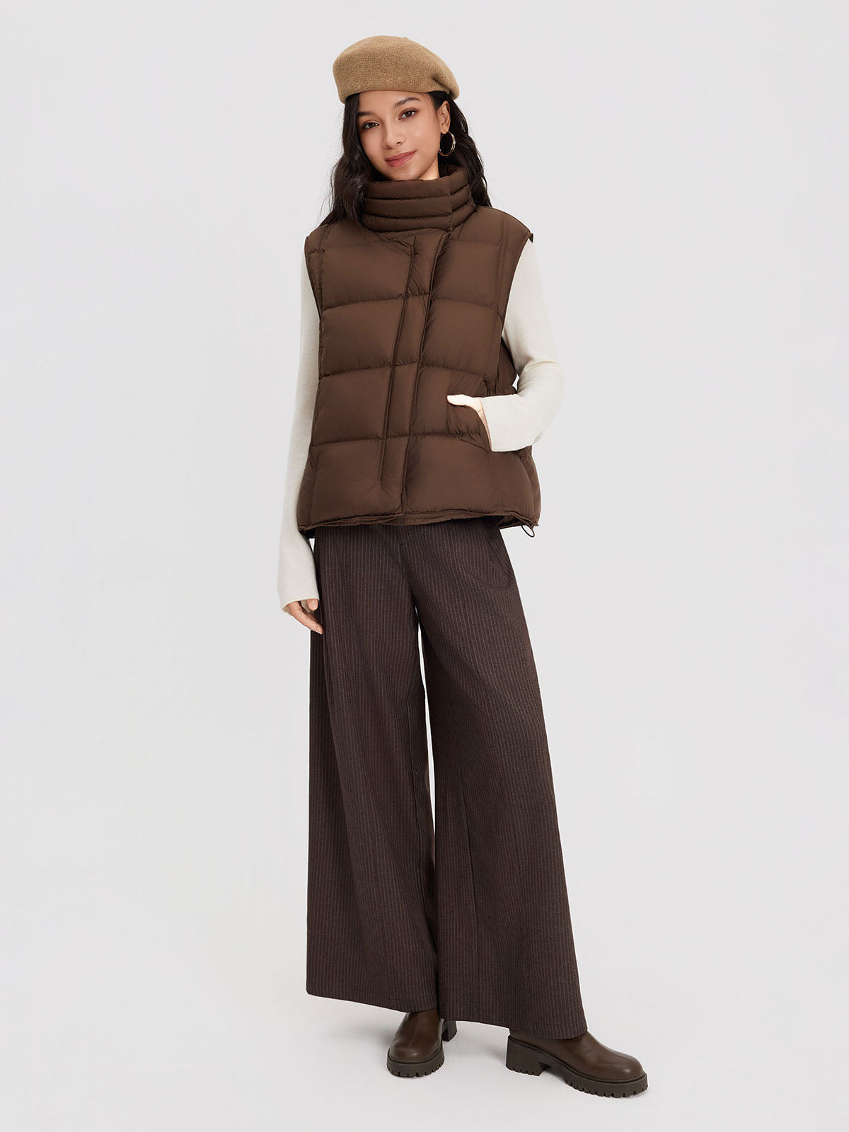 ASOBIO Goose Down puffer Vest