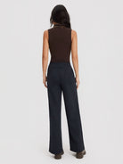ASOBIO Striped Straight-Leg Sweatpants