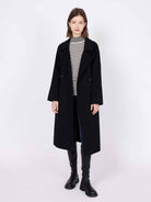 ASOBIO Minimalist Long Double-Faced Wool Coat