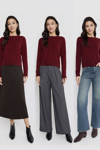 100% Wool Cardigan