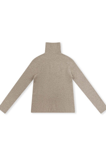 ASOBIO 100% Cashmere Turtleneck Sweater