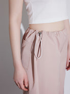 Stylish High-Waisted Utility Parachute Pants