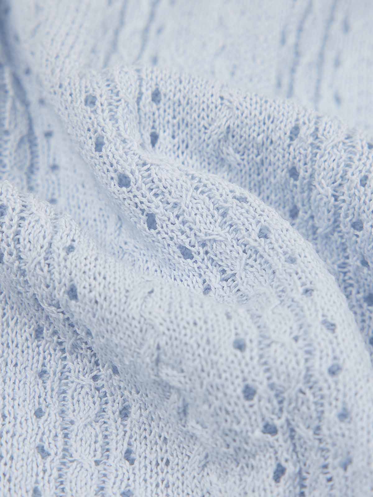 Ribbed Knit Polo Top