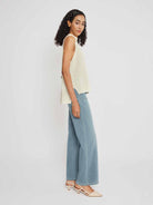 Halter Neck Mesh Knit Top