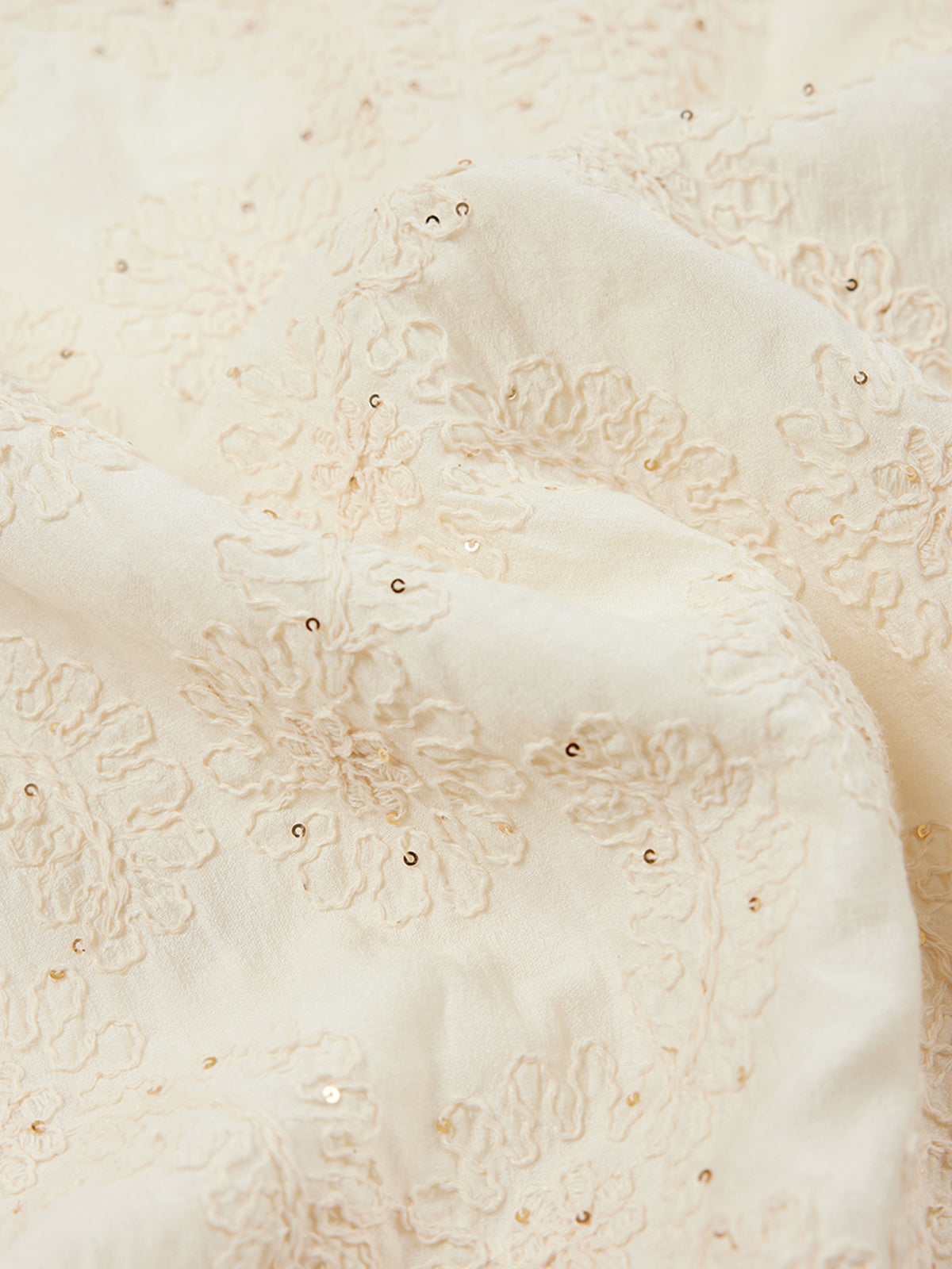 Embroidered Cut Work Cami Column Maxi Dress