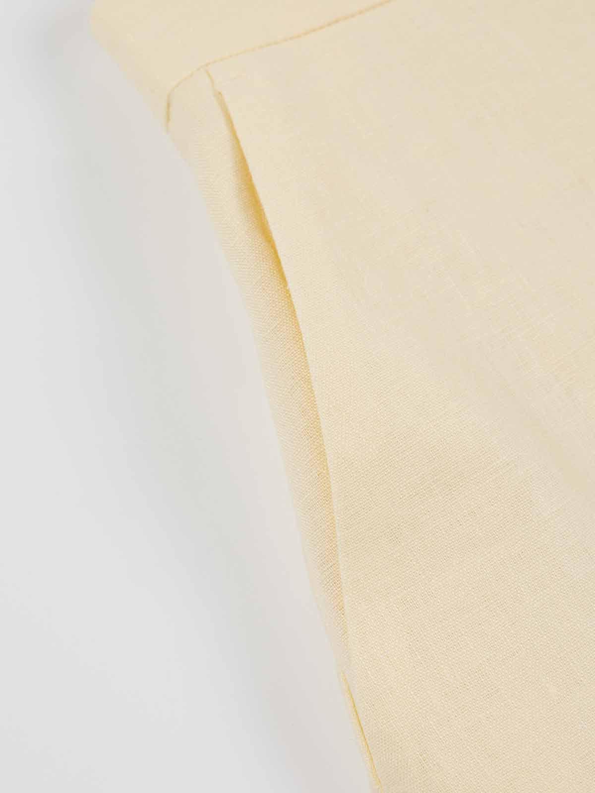 100% Linen Shorts With An Elastic Back Waist