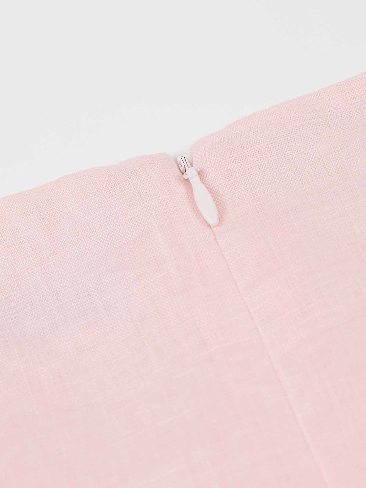 100% Linen Boatneck Mini Dress