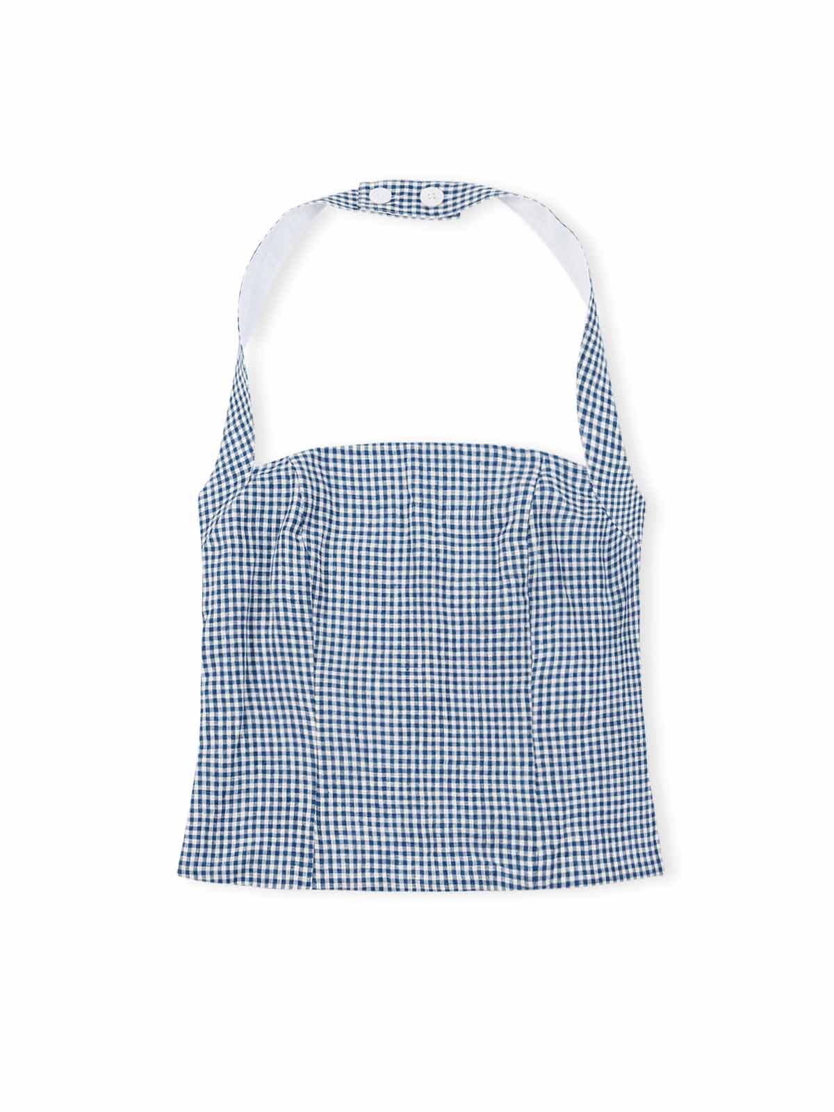 ASOBIO Linen Halter Top