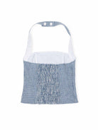 ASOBIO Linen Halter Top