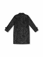 ASOBIO Retro Woolen Leopard Print Jacquard Coat